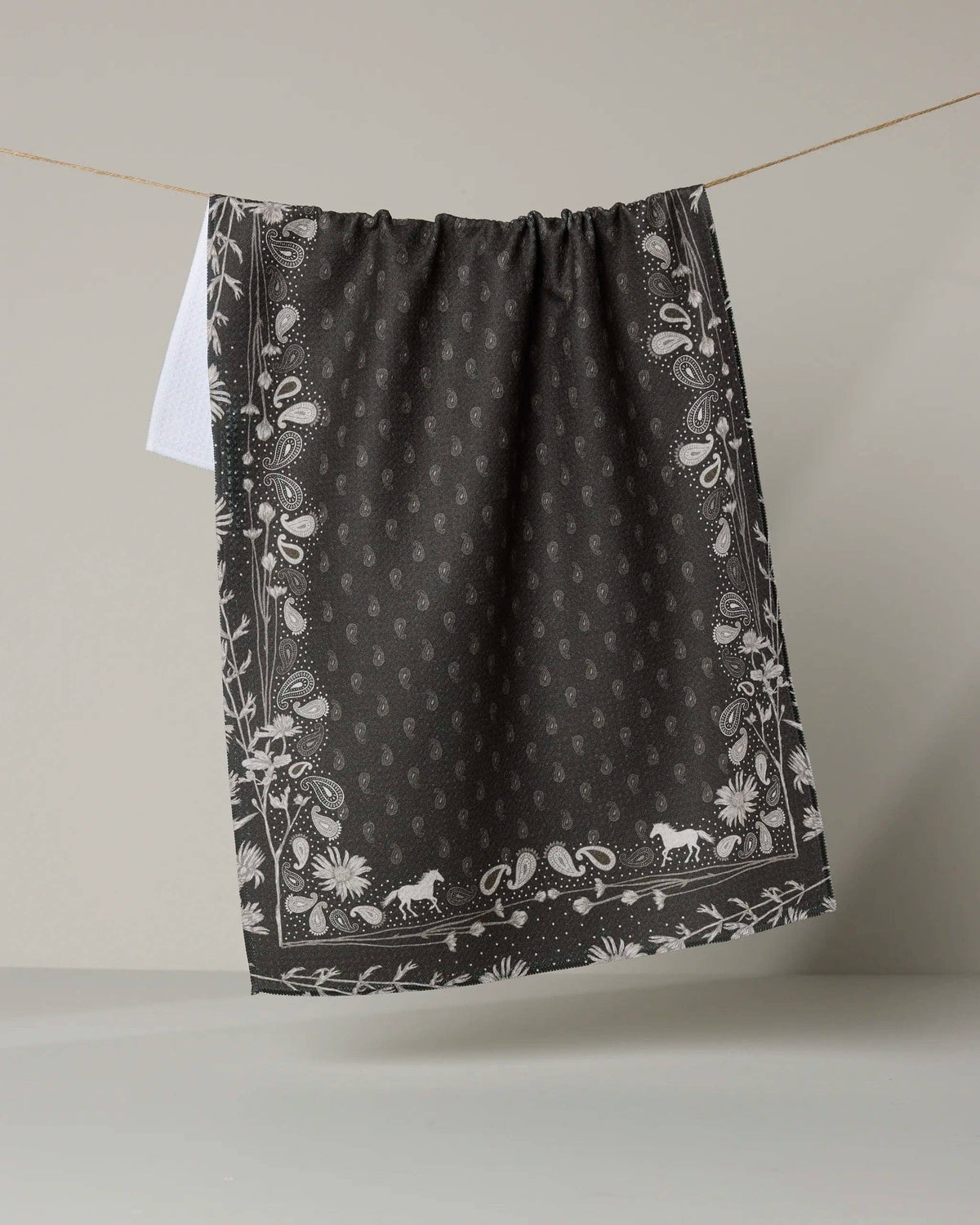 Geometry Bronco Espresso Tea Towel | Pencie & Ginger