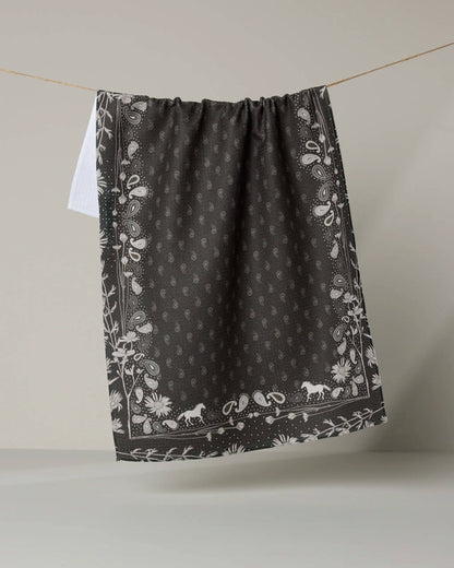 Geometry Bronco Espresso Tea Towel | Pencie & Ginger