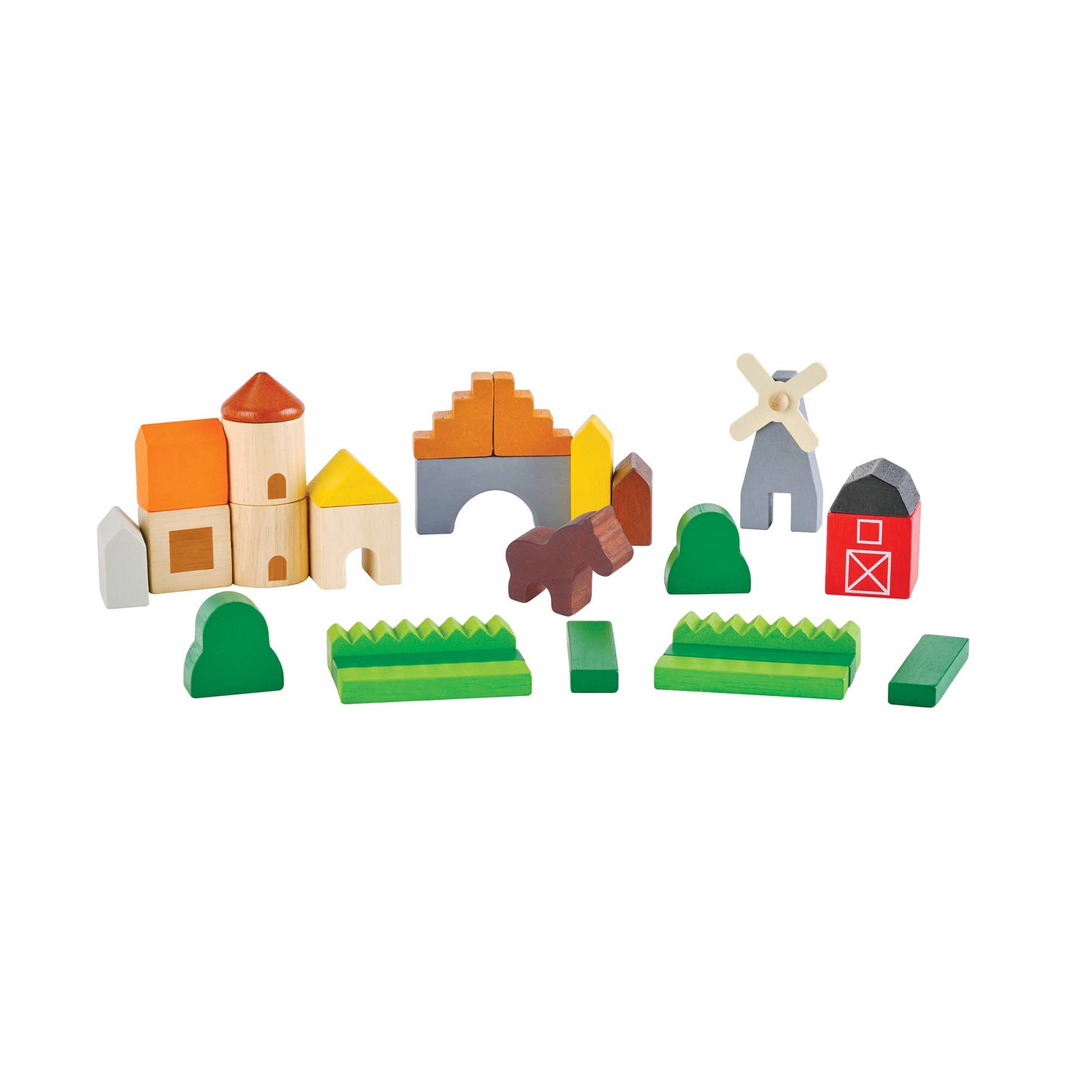 Country Wooden Block Toy Set