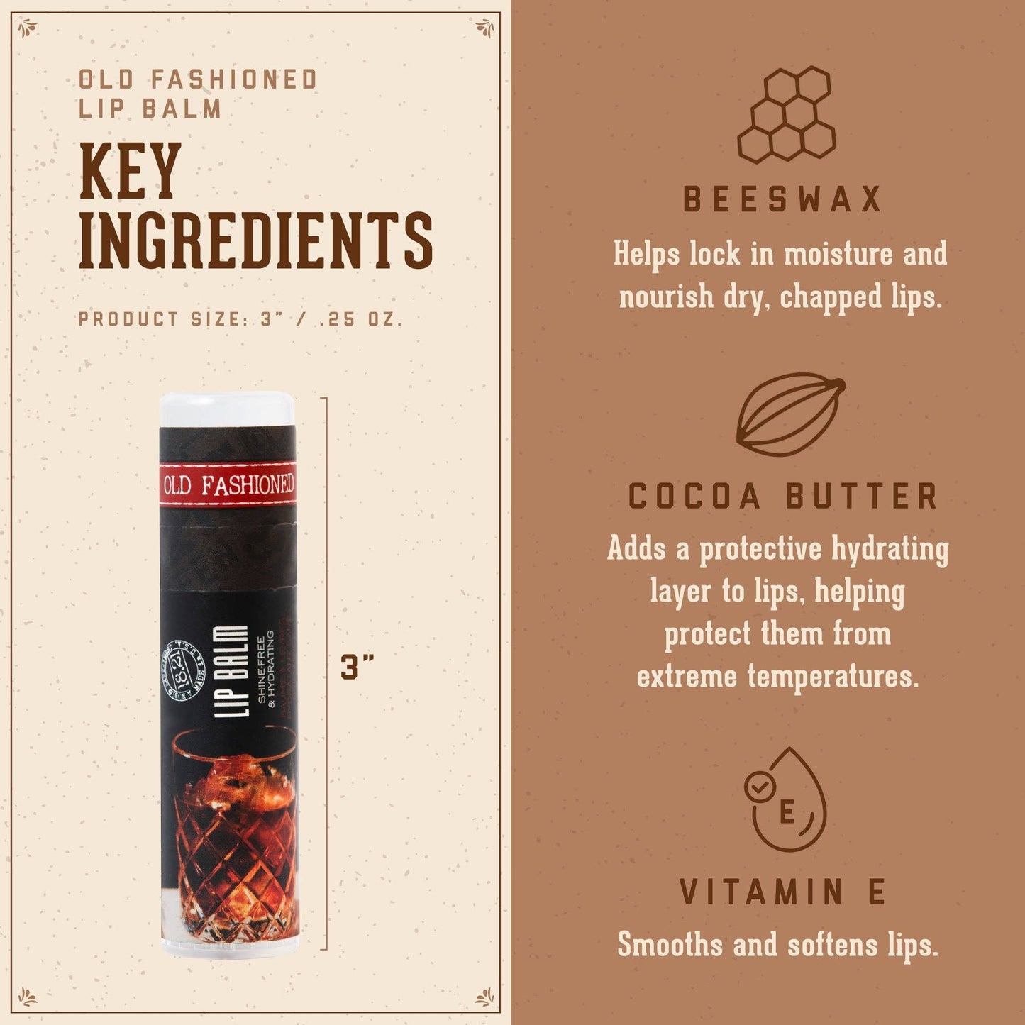 18.21 Man Made Old Fashioned Lip Balm