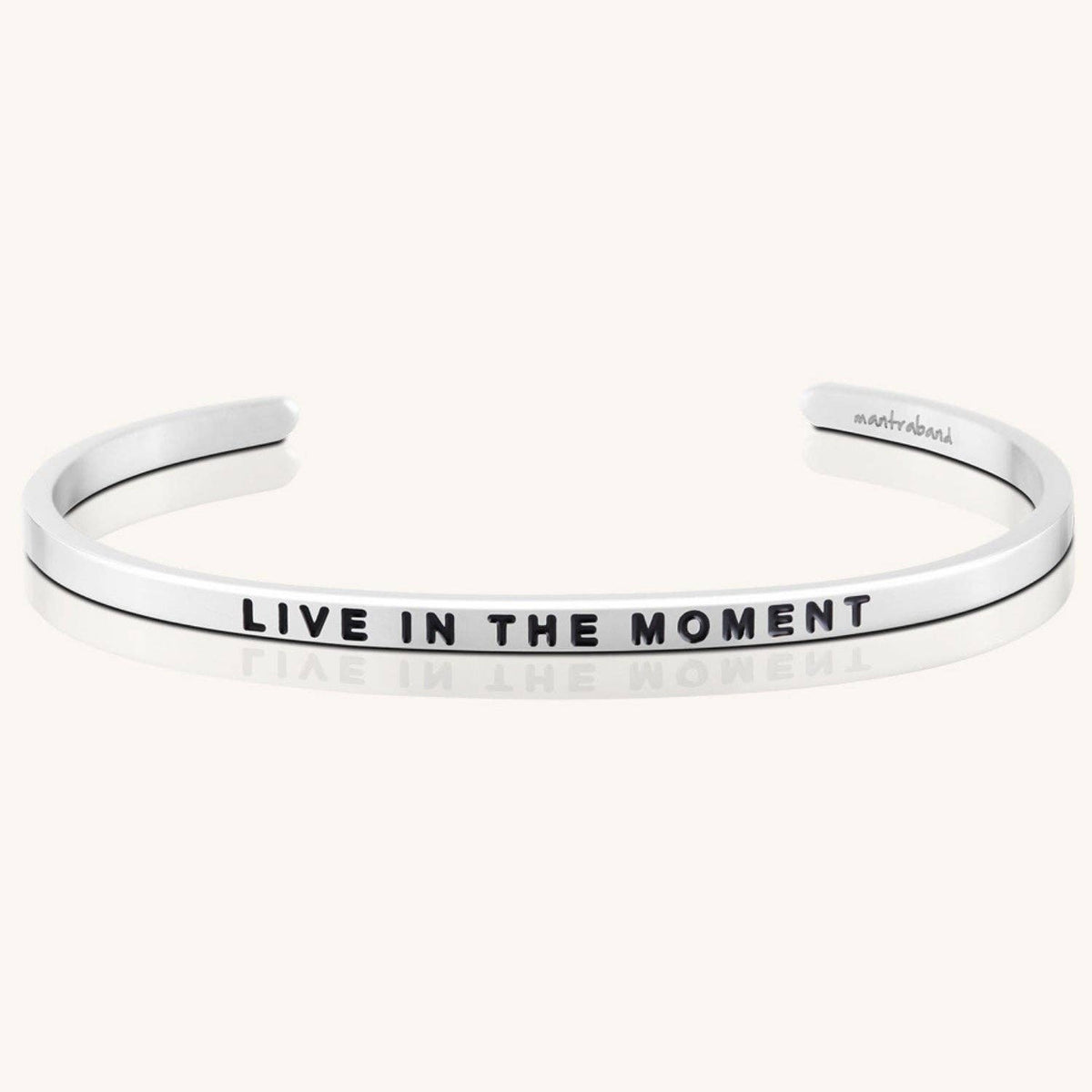 MantraBand Live in the Moment bracelet in gold | Pencie & Ginger