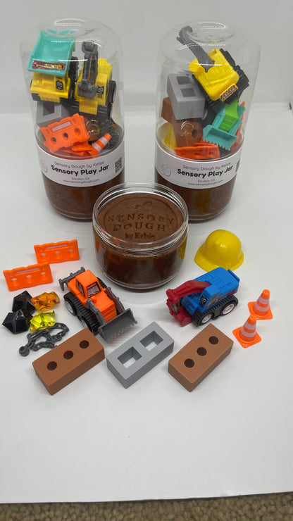Sensory Dough Play Jar: Construction