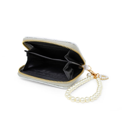 Sparkle Quilted Wallet: Green