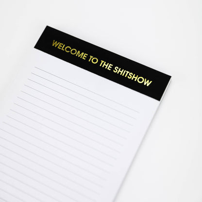 Welcome to the Shitshow Lined Notepad