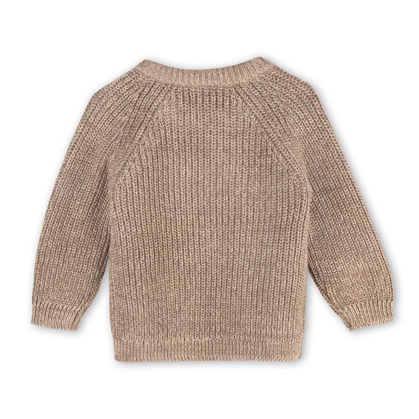 Wild & Free Embroidered Chunky Knit Sweater - Coco Heather