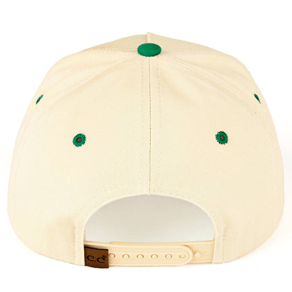 C.C RODEO Letter Embroidered Snapback Trucker Hat