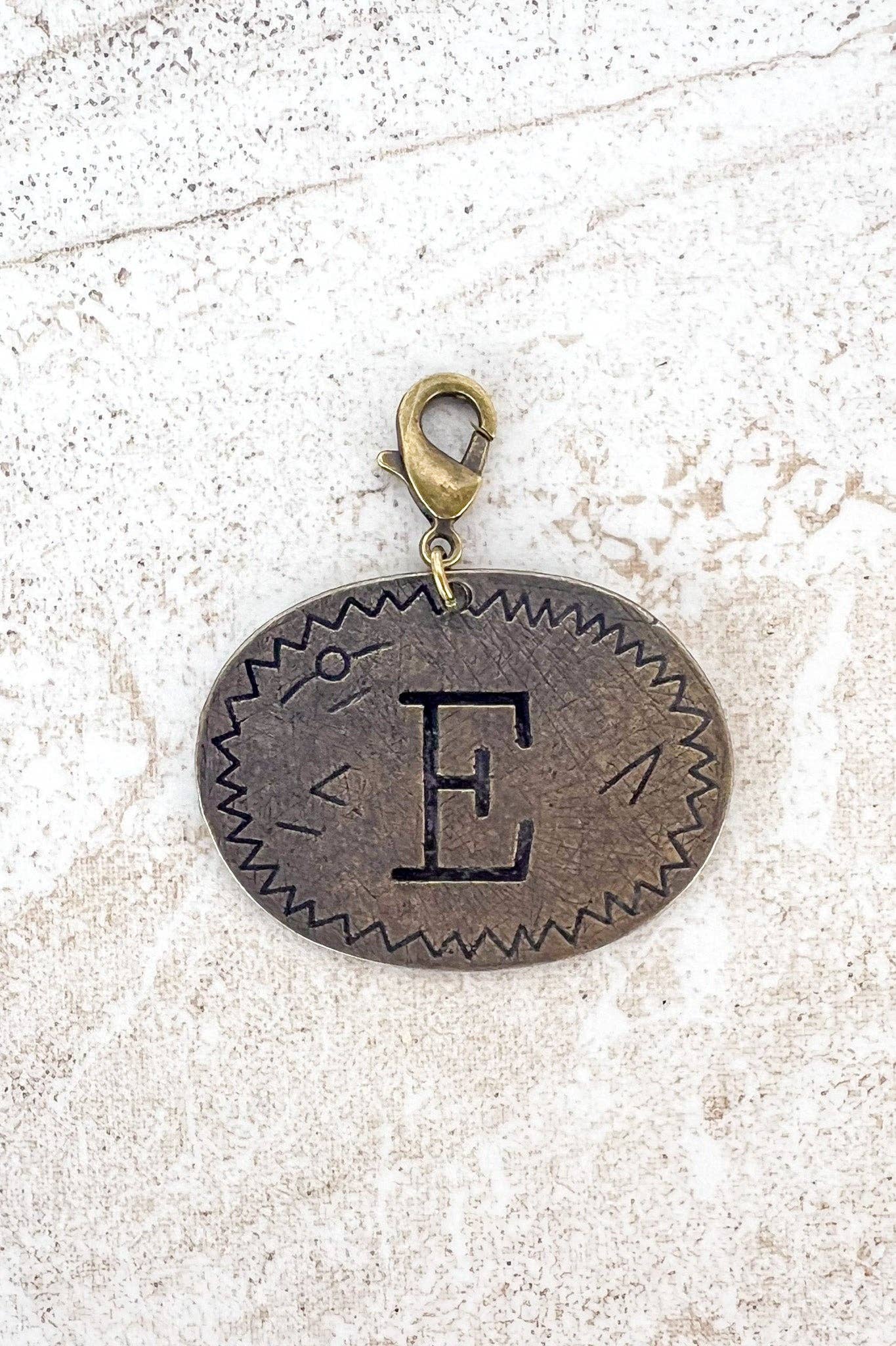 Dylan Collective Bronze Oval Letter Charms