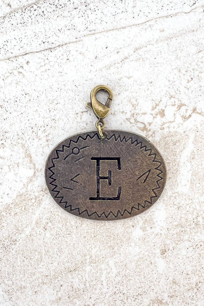 Dylan Collective Bronze Oval Letter Charms