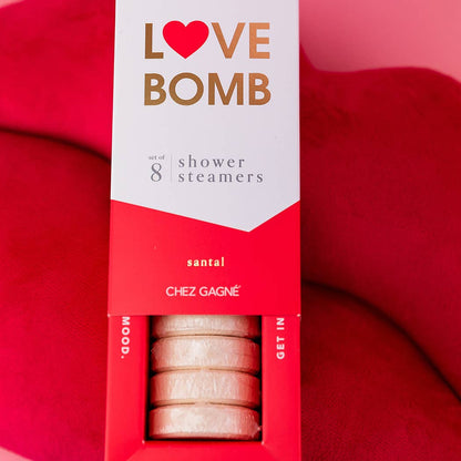 Love Bomb - Santal Aromatherapy Shower Steamers - Set of 8