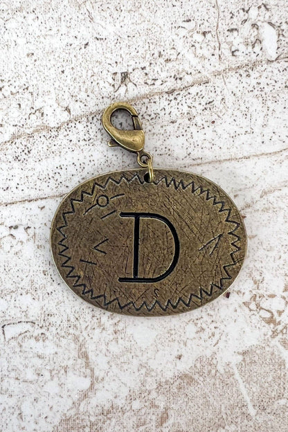 Dylan Collective Bronze Oval Letter Charms