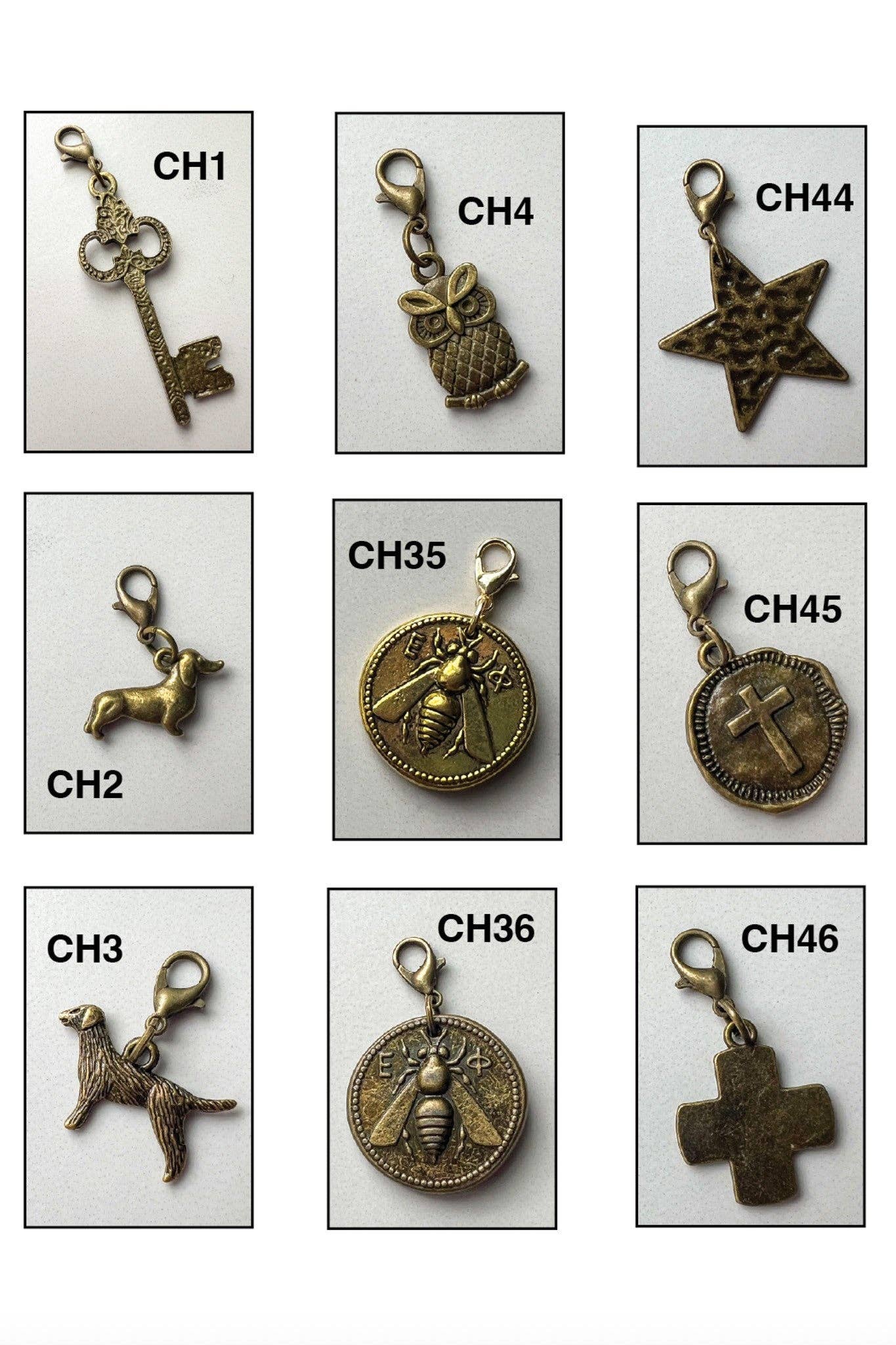 Dylan Collective Bronze Icon Charms