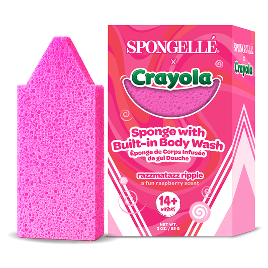 Razzmatazz Ripple Body Buffer | Crayola x Spongellé | Crayon