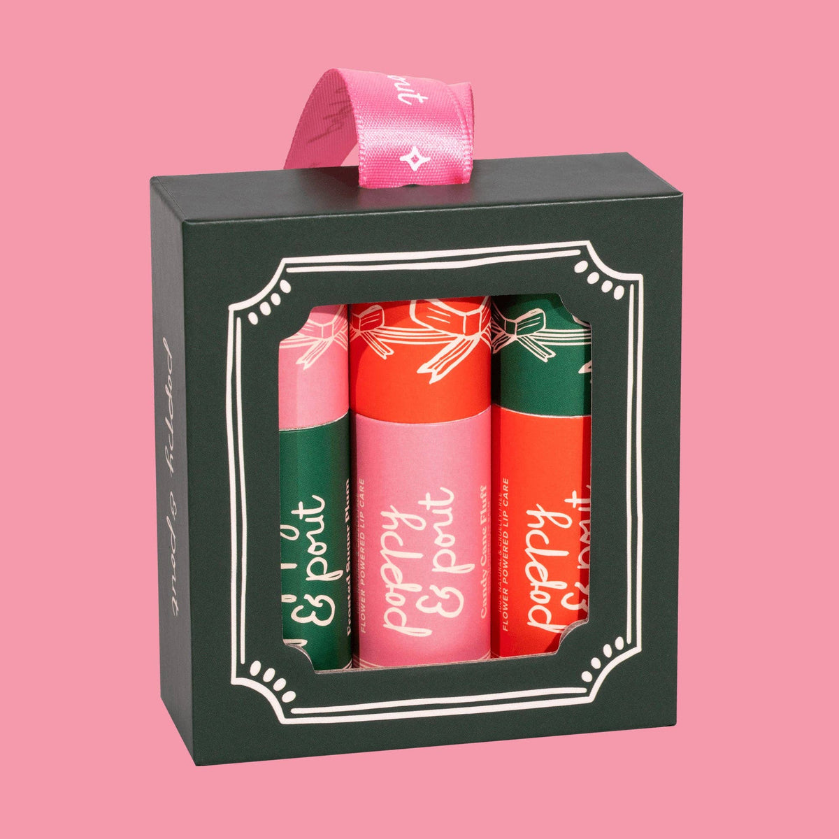 Lip Balm Trio, Holiday, Ornament, Limited Edition,
