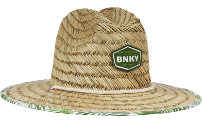 Kids Straw Sun Hat Barney Patrol (Moss)