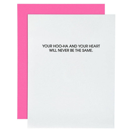 Your Hoo-Ha And Your Heart - Love | Anniversary Card
