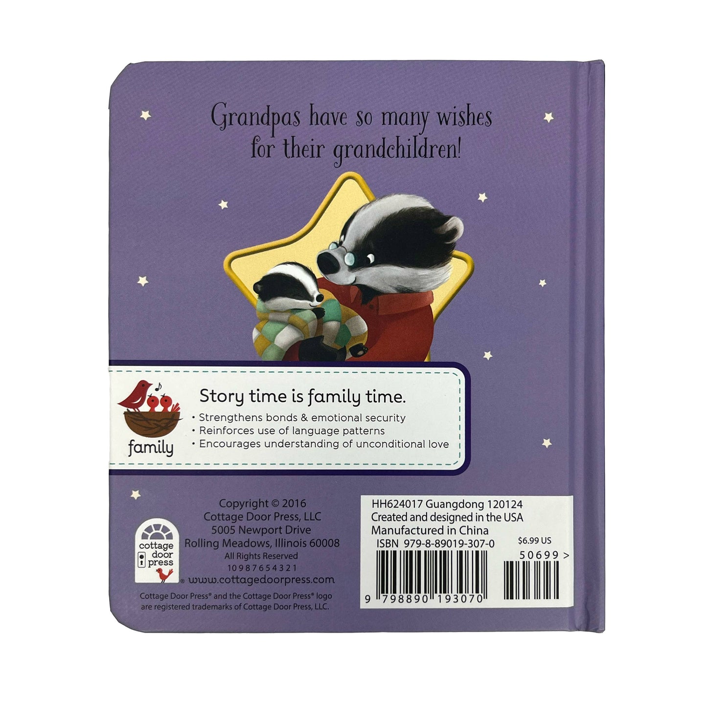 Grandpa's Wish List – Casebound Kids’ Board Book