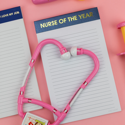Nurse of the Year - Lined Notepad, To-Do List, Nurse Gift