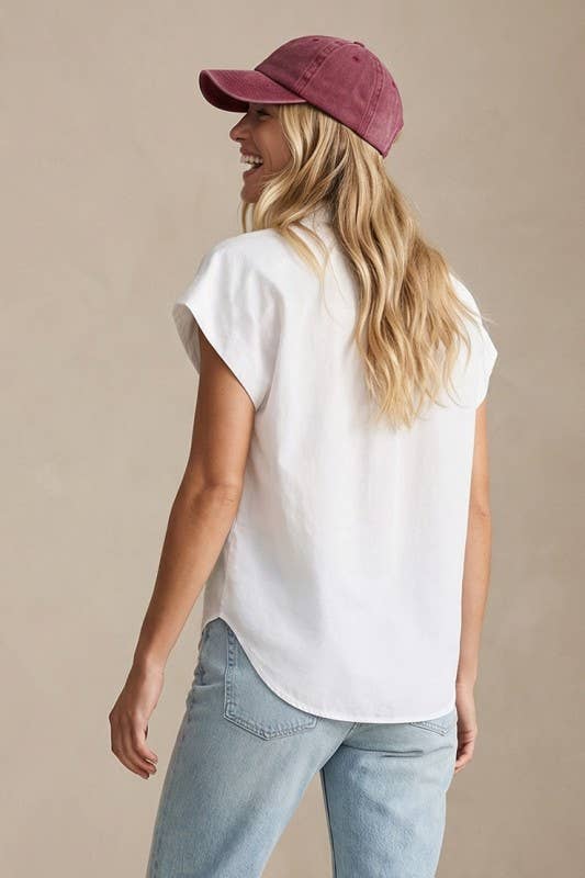 Soft Matte Drop Shoulder Blouse