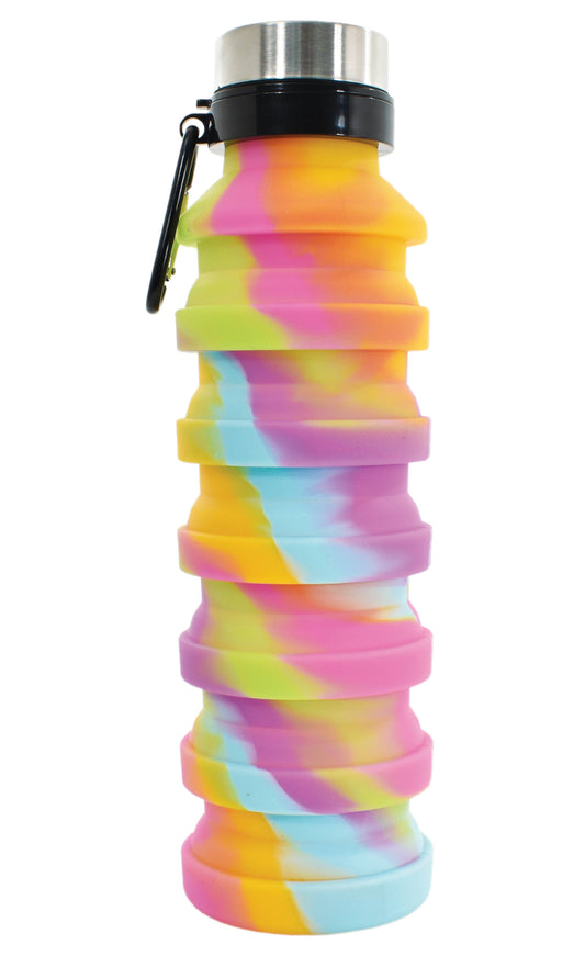 Tie Dye Collapsible Water Bottle