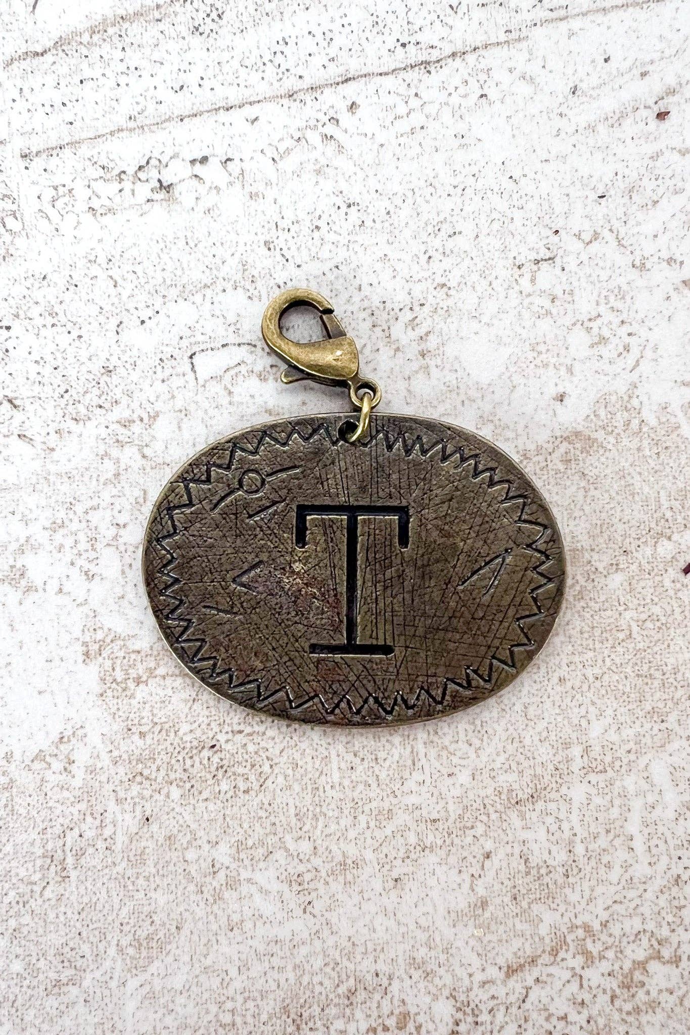 Dylan Collective Bronze Oval Letter Charms