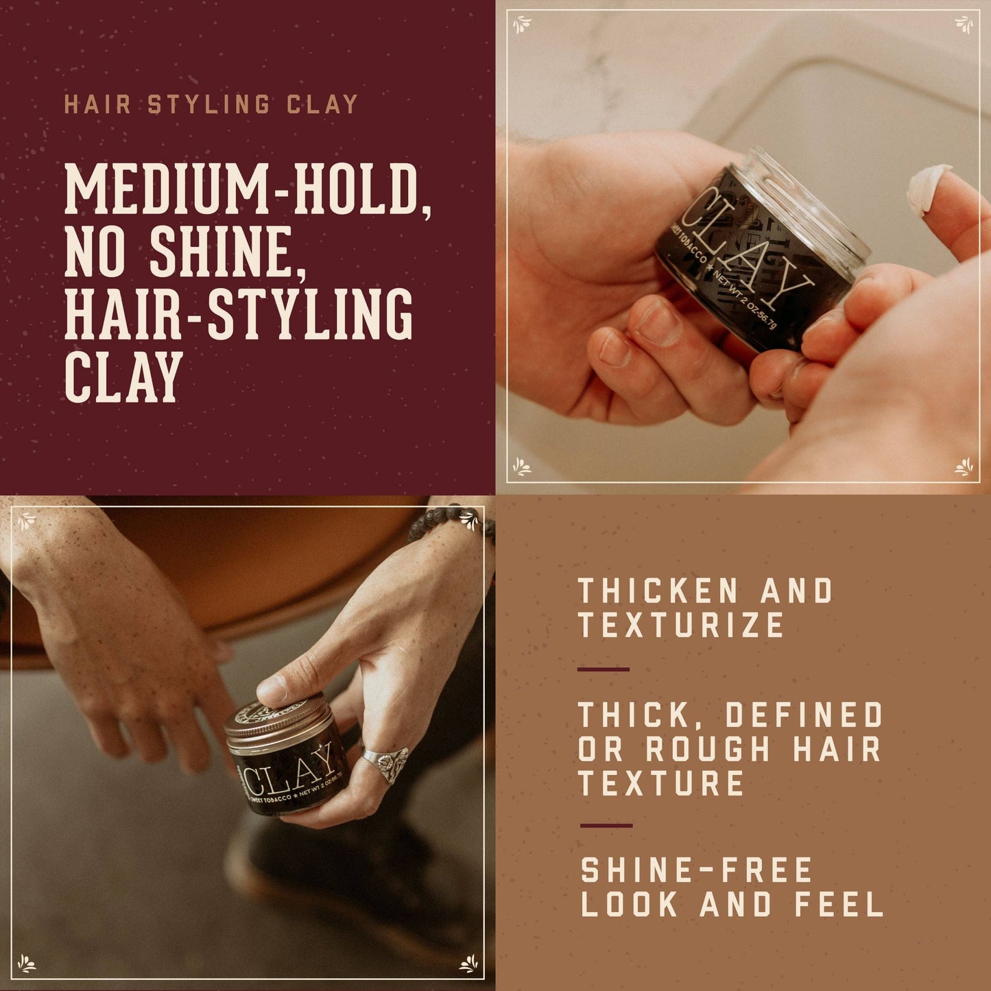 Hair Clay - Sweet Tobacco