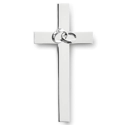 Wedding Cross with Rings Icon