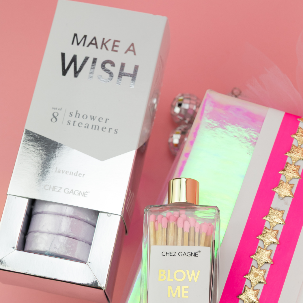 Make A Wish - Birthday Shower Steamers Gift, Lavender