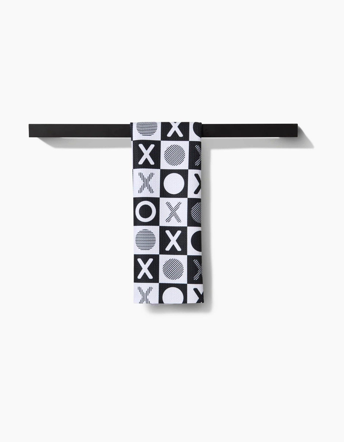 Checkered XOXO Tea Towel