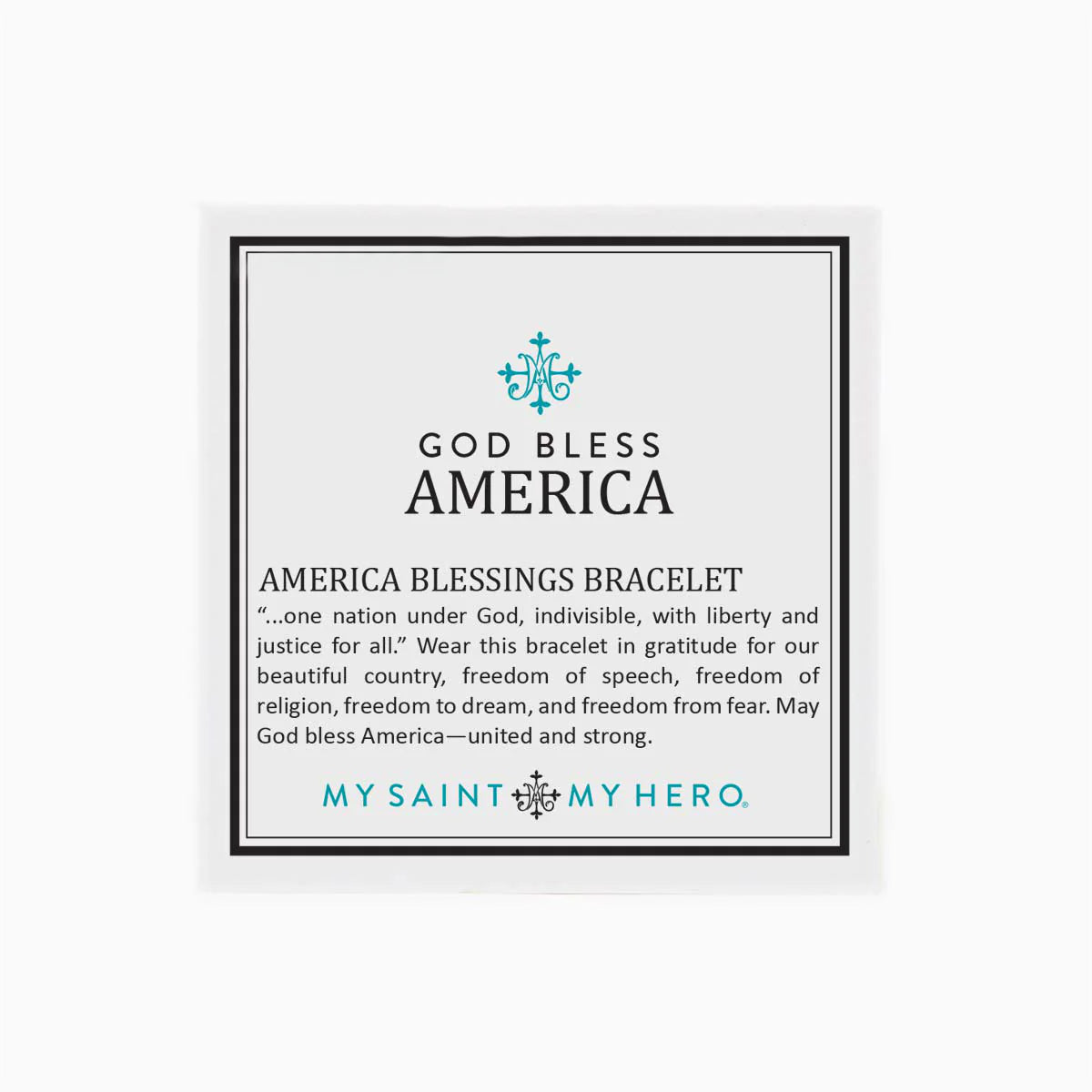 God Bless America Blessings Bracelet