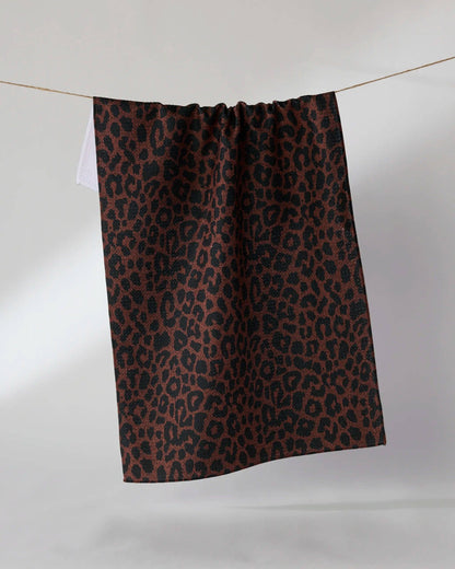 Geometry Midnight Safari Tea Towel | Pencie & Ginger