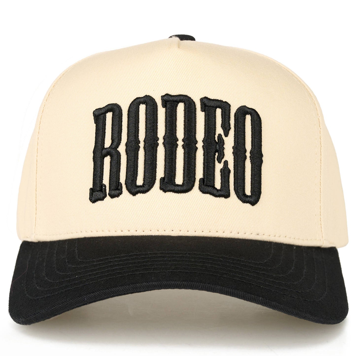 C.C RODEO Letter Embroidered Snapback Trucker Hat