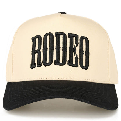 C.C RODEO Letter Embroidered Snapback Trucker Hat
