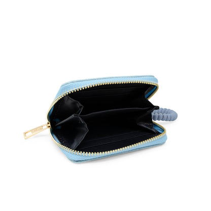 Sequin Heart Spiral Strap Wallet for Kids