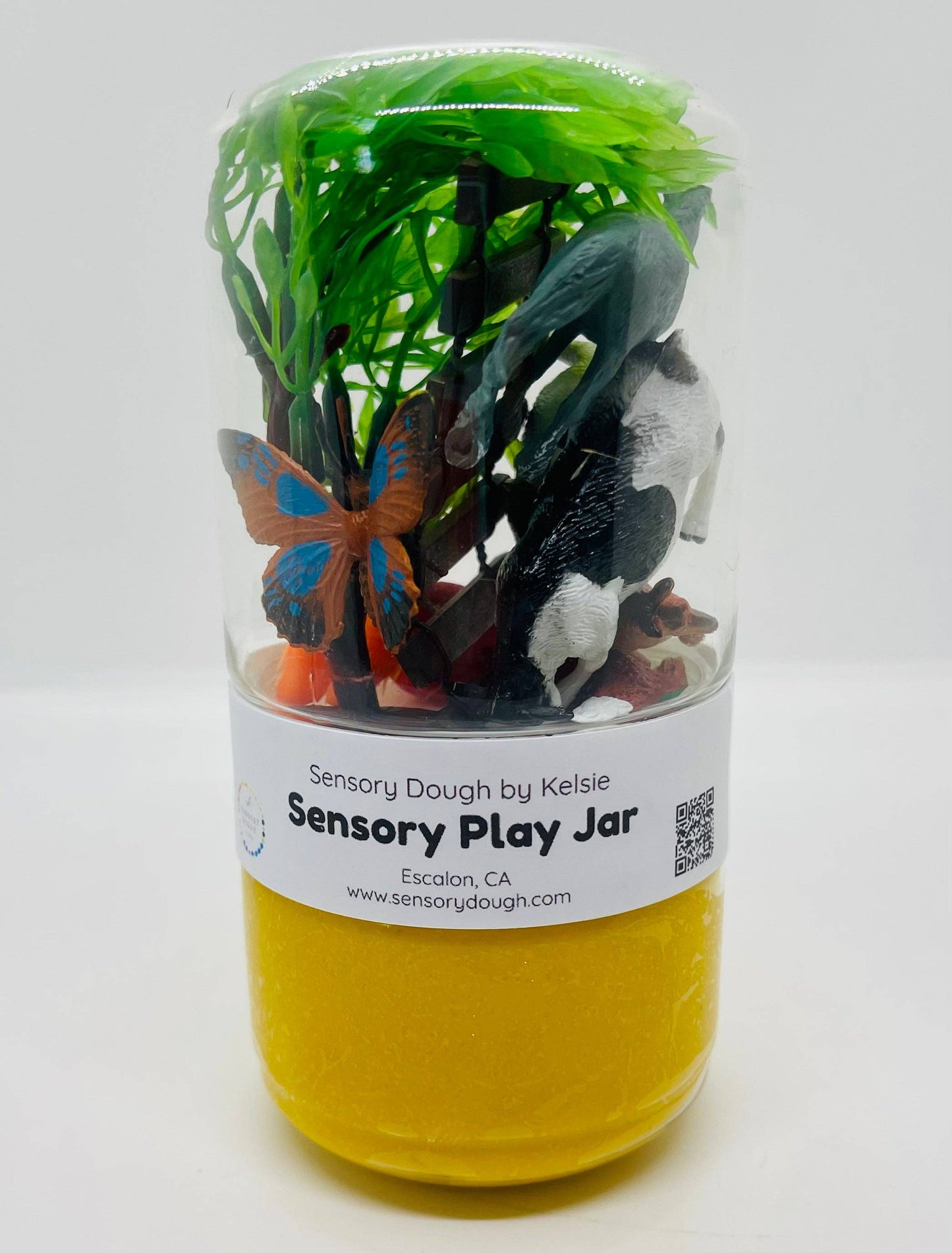 Sensory Dough Play Jar: Farm