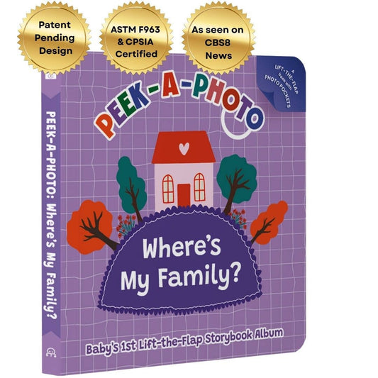 Interactive Photo Book "Where's My Family? - Lift-the-Flap