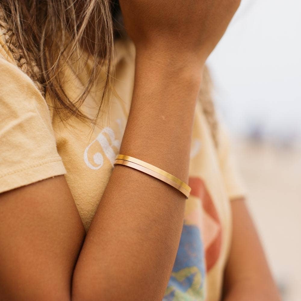 You Make The World A Better Place (within) mantra bracelet