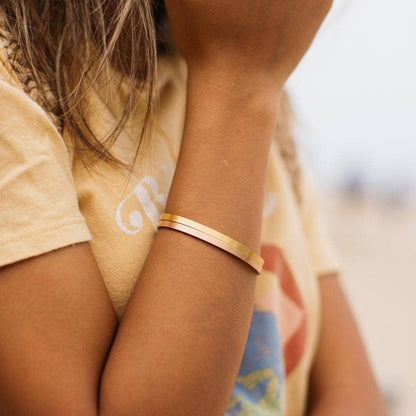 You Make The World A Better Place (within) mantra bracelet
