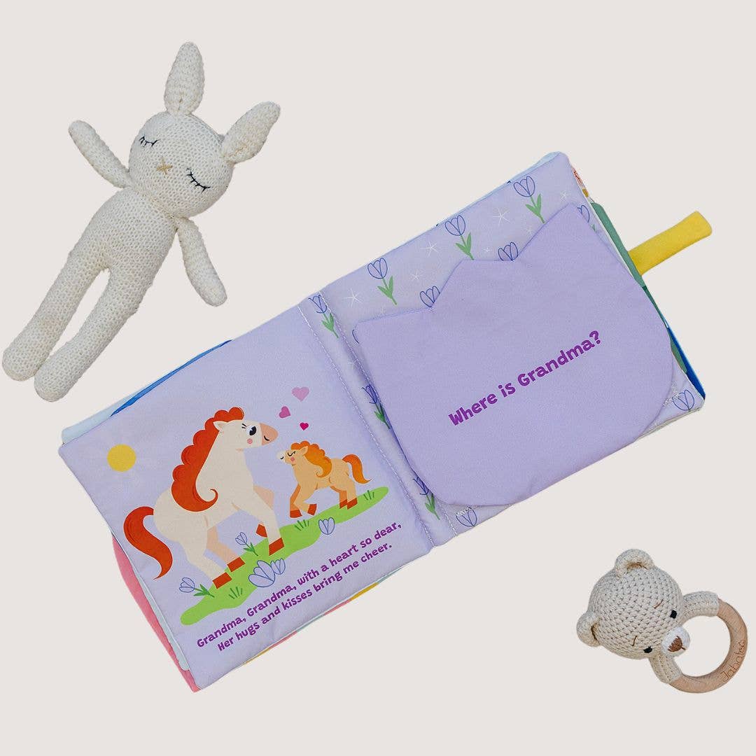 Interactive Crinkle Photo Book & Album for Babies