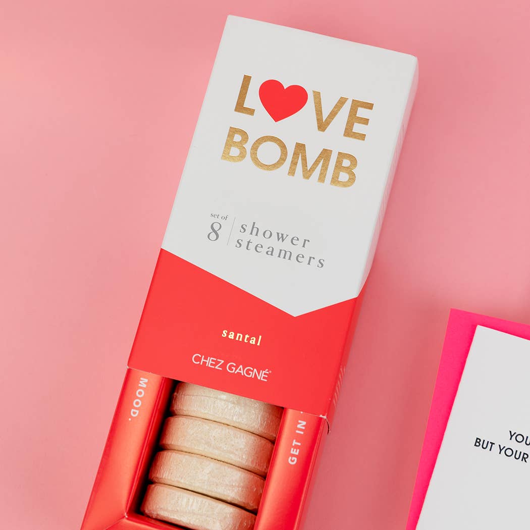 Love Bomb - Santal Aromatherapy Shower Steamers - Set of 8