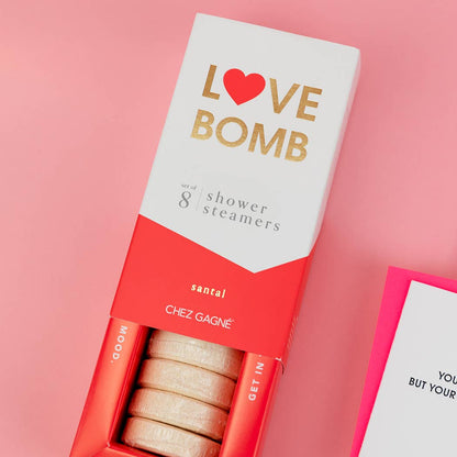 Love Bomb - Santal Aromatherapy Shower Steamers - Set of 8
