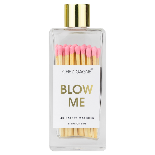 Blow Me Glass Bottle Matches