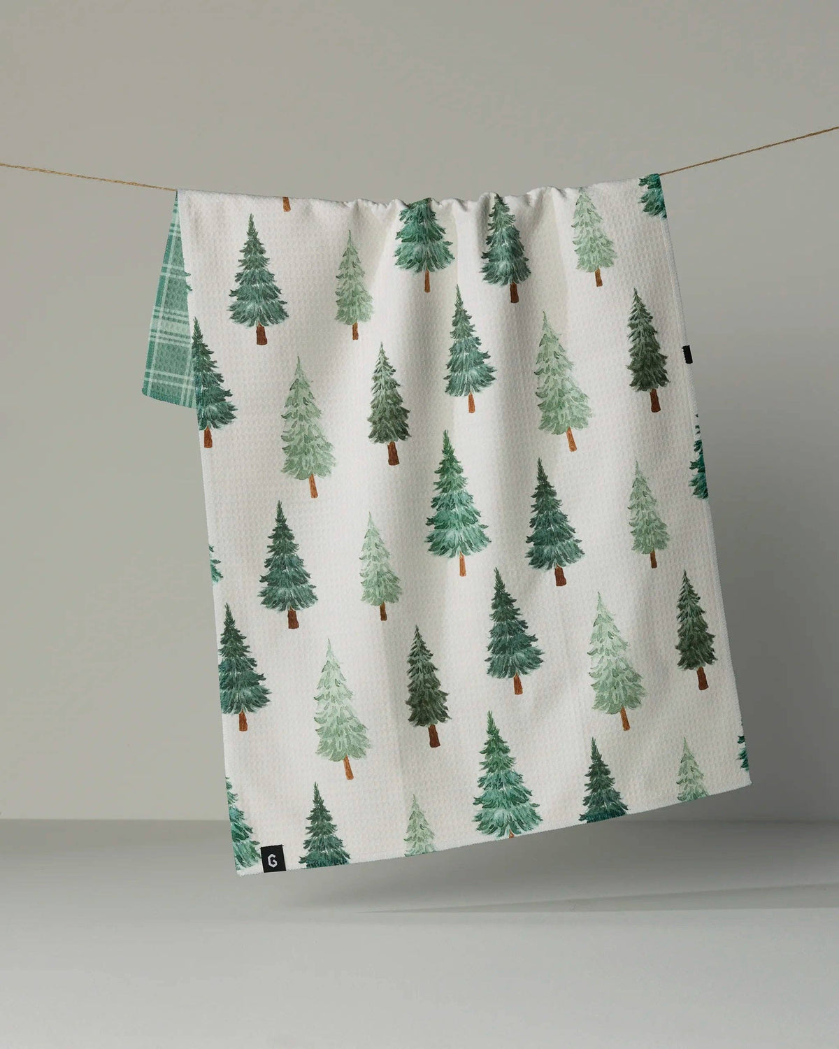 Geometry Pine Grove Luxe Kitchen Towel | Pencie & Ginger