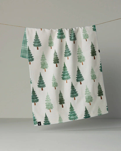 Geometry Pine Grove Luxe Kitchen Towel | Pencie & Ginger