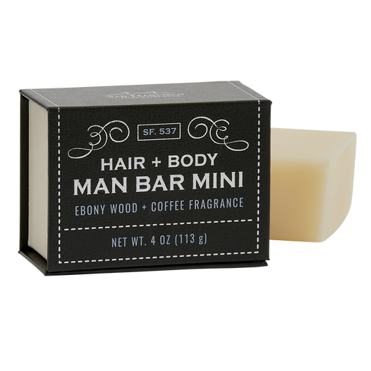 Ebony Wood & Coffee Mini Man Bar