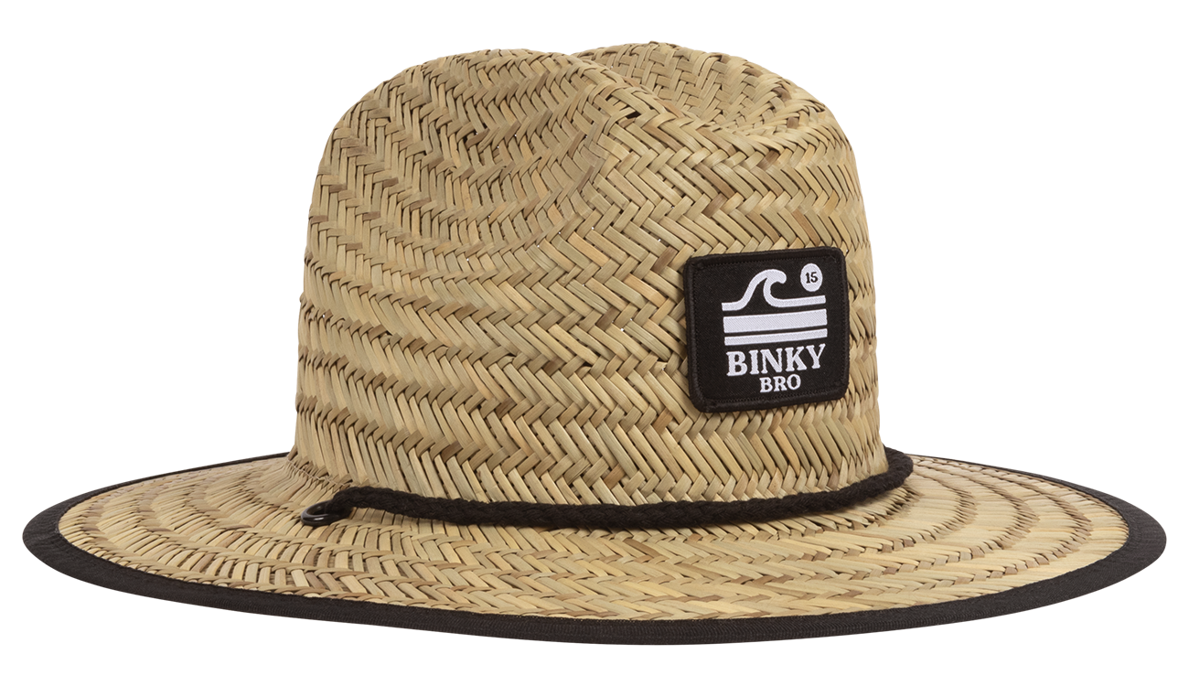 Kids Straw Sun Hat Barney Patrol (Retro)