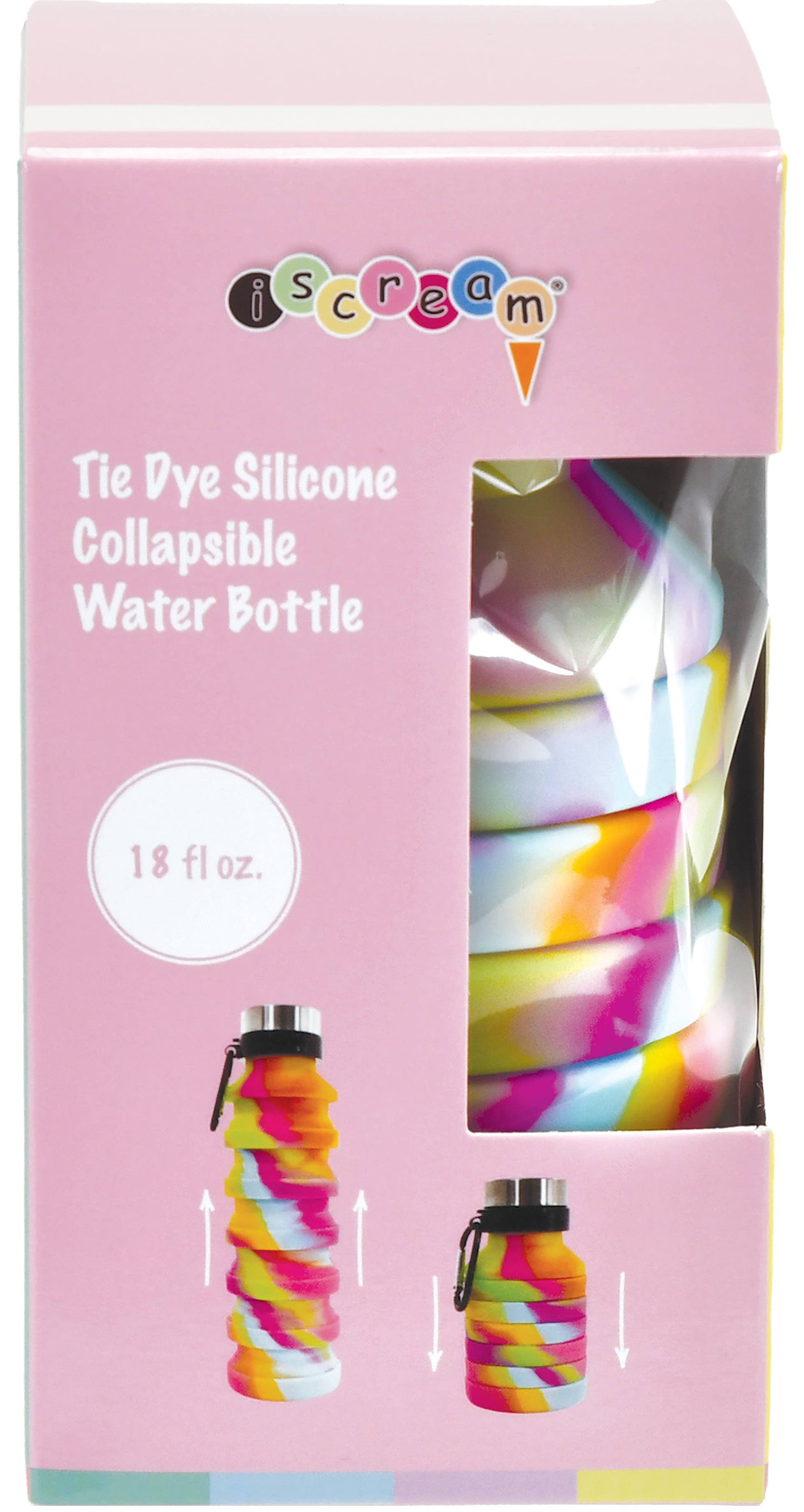 Tie Dye Collapsible Water Bottle