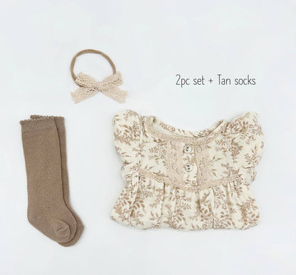 Elodie Romper & Bow Set