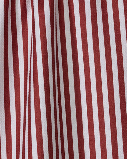 Geometry Ribbon Red Tea Towel view 2