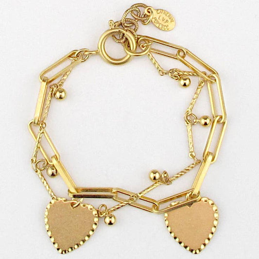 Two of Hearts Bracelet