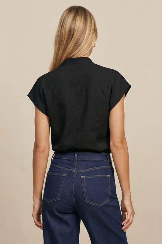 Soft Matte Drop Shoulder Blouse